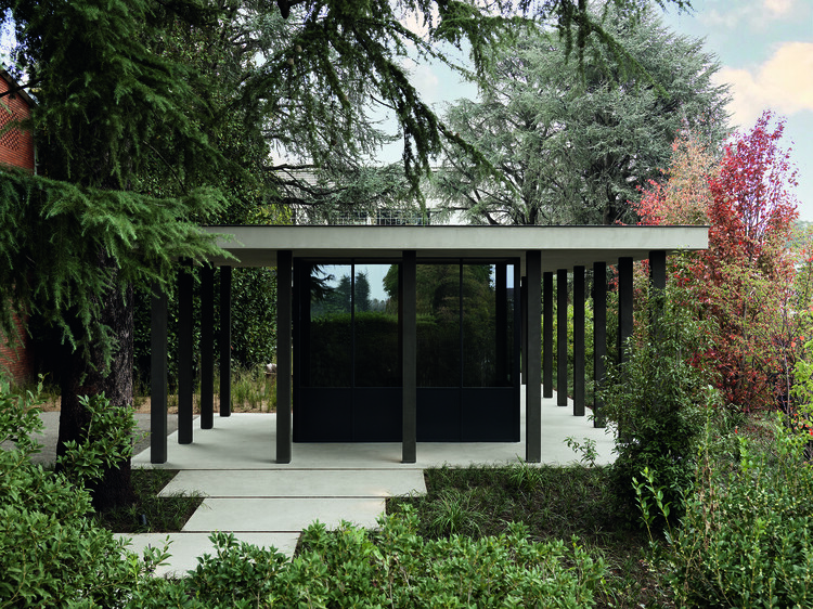Molteni&C Pavilion / Vincent Van Duysen Architects - Exterior Photography, Hospitality Architecture, Garden, Facade